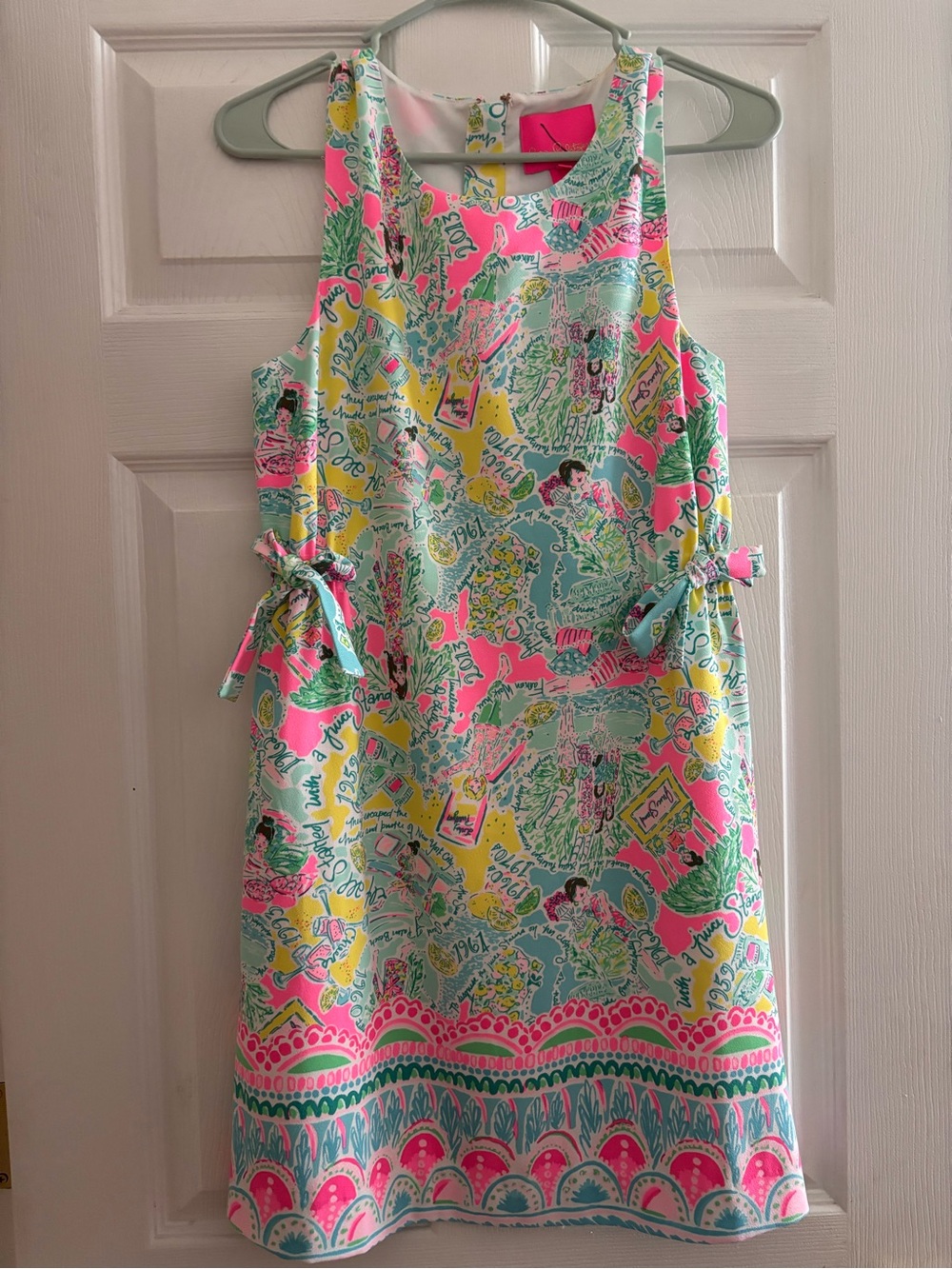 Lilly Pulitzer Marli Stretch Shift Dress "Pop Up In The Beginning”
